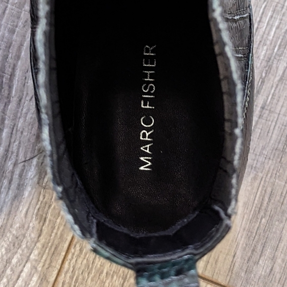 Marc Fisher Green Snake Booties - Picture 4 of 8